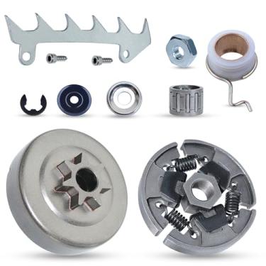 Imagem de Atunee Kit de engrenagem helicoidal de tambor de embreagem para motosserra Stihl 017 018 MS230 023 MS250 025 MS210 021 026 com arruela para cães e motosserra substitua 1123 664 0501 1123 160 2050