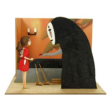 Imagem de Sankei MP07-59 Studio Ghibli Mini Spirited Away Chihiro and Kaonashi Non-Scale Paper Craft