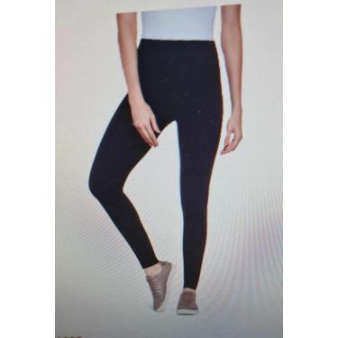 Imagem de Calça Legg Fio 150 Sem Costura Loba Lupo 41851, Preto, XG