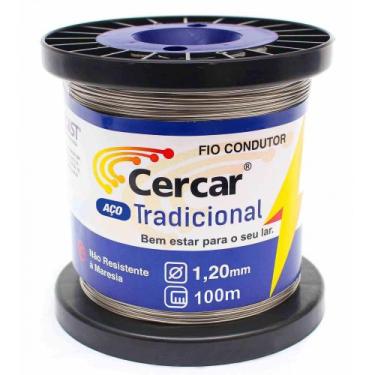 Imagem de Fio para cerca elétrica Aço Tradicional - Igecast, Ø1,20mm, 100 Metros