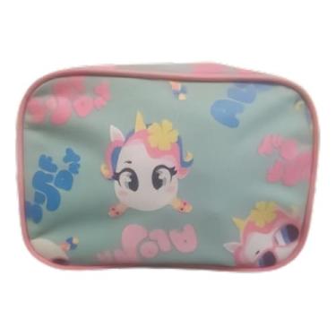 Imagem de PUKET - Necessaire Puket infantil Média Uni Aloha Verde água