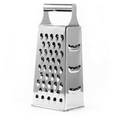 Imagem de Ralador 4 Faces De Inox - Com Alça P/ Queijos E Legumes