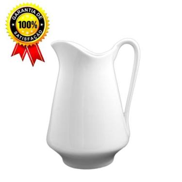 Imagem de arra De Leite Média Porcelana Branca 1200ml 1linha - PORCELANA L.A