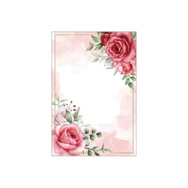 Imagem de Painel De Festa Vertical 1,50 x 2,20 - Geométrico Floral Rosa 028 - Vi