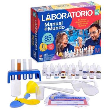 Imagem de Laboratório Manual Do Mundo Com 85 Experiências 1640 - Nig Brinquedos