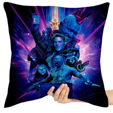 Imagem de Almofada 45x45 cheia Guardiões da Galáxia azul - Empório Dutra