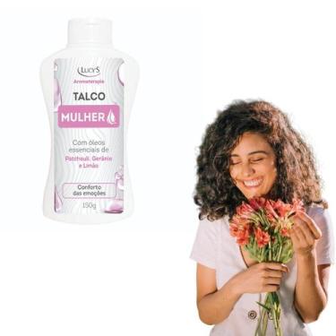 Imagem de Talco Mulher Com Óleo Essencial Patchouli Gerânio e Limão - Lucy's
