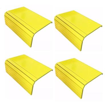 Imagem de Kit 04 un Esteiras Suporte Reta Flexivel P/ Braço Sofá Amarela - MA SO