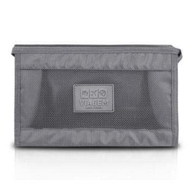 Imagem de Necessaire com tela Jacki Design Cinza