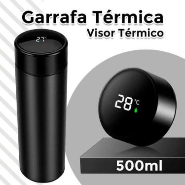 Imagem de Squeeze garrafa fechamento rosca 500ml hidratação agua fria - Smart