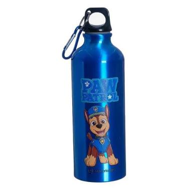 Imagem de Garrafa Alumínio com Mosquetão Chase Patrulha Canina 500ml 10073303 - 