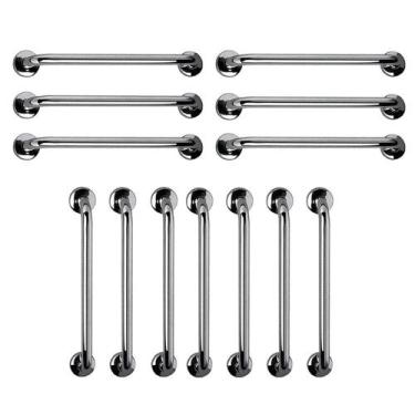Imagem de Barra de Apoio 60cm Aço Inox Kit 13 Unidades Idoso Gestante Cadeirante