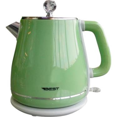 Imagem de Chaleira jarra elétrica Best 1.8 Litros Colorida, Verde, 220V