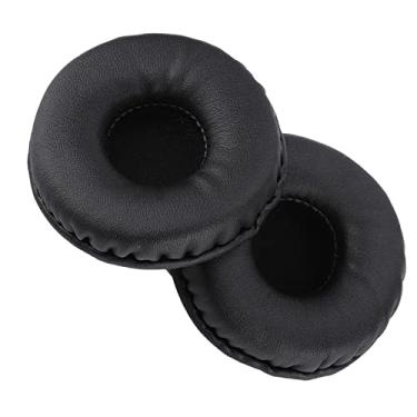 Imagem de Almofadas de Ouvido Universais, Almofadas de Espuma Macia de Substituição para Fones de Ouvido, Com Couro Proteico, Fáceis de Instalar, Capa de Capa de Fone de Ouvido Com