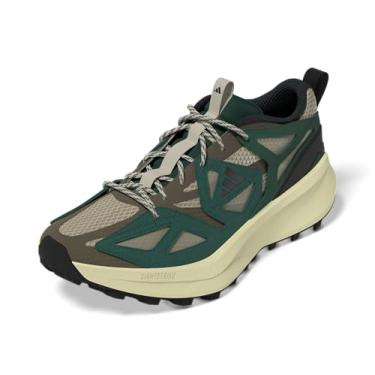 Imagem de adidas Tênis esportivo masculino Kantai Trail, Cinza/preto/verde universitário, 40