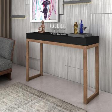 Imagem de Aparador Mesa Cantinho Do Café Decorativo Planalto 120 - Mobigu, Preto