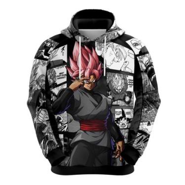 Imagem de Blusa Moletom Unissex Dragon Ball Super Goku Black Casaco - Fábrica, G
