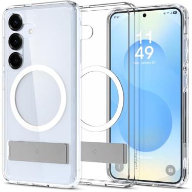 Imagem de Capa Spigen para Galaxy S25, Ultra Hybrid S MagFit [carregamento sem fio] compatível com MagSafe - Branco