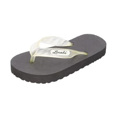 Imagem de Sandálias de dedo estilo original Locals, Clear, 1.5-2.5 Big Kid