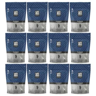 Imagem de Kit 12 Pó Descolorante Platinado Profissional 9 Tons Efeito Rápido Yama Refil 300g