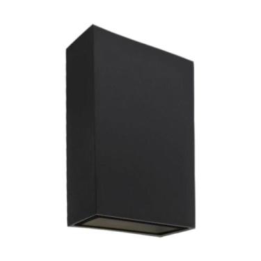 Imagem de Arandela Mince Led Pequena Externa Preta 4W 3000K IP65 20453016 - Germ