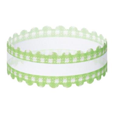 Imagem de 10m x 2,2cm Fita Aramada Voil Páscoa Natal total 10m - Fitas e Festas,