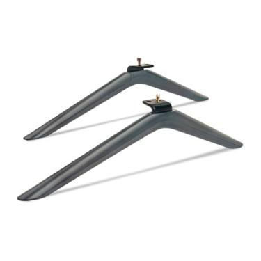 Imagem de WINFLIKE Novo suporte de base 75U6G para TV, pernas de suporte de TV, suporte de pedestal de base de TV, pernas de suporte de TV de substituição para suporte de TV de tela plana HISENSE para suportes