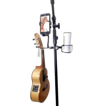 Imagem de Suporte Triplo Celular, Líquidos e Cavaco 34cm - 340g