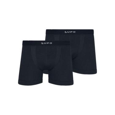 Imagem de Kit com 2 Cuecas Boxer Lupo 661-001, Cinza, XG