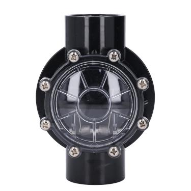 Imagem de Válvula de Retenção, Reposição de Válvula de Retenção de 180 Graus Material de PVC Compatível Com Spa de Piscina Encanamento de Tampa Transparente para Inspeção Projetada para