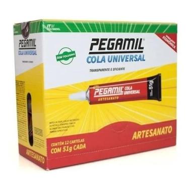 Imagem de Cola Universal Pegamil Artesanato De 51g 12 Unidades