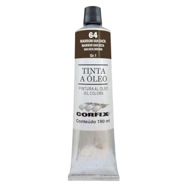Imagem de Tinta a Óleo Corfix 190 ml Gr-I Avulso MARROM VAN DICK 064