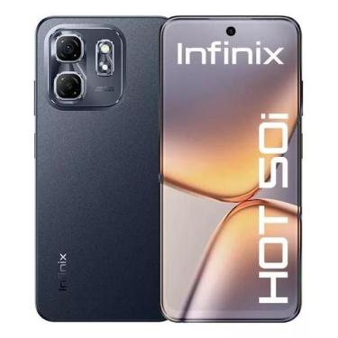 Imagem de Smartphone Infinix Hot 50i 4GB RAM 256GB 4G Câmera Dupla 48MP Selfie 8