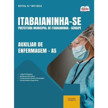 Imagem de Apostila Prefeitura Itabaianinha Se 2025 Auxiliar Enfermagem