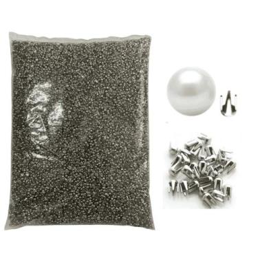 Imagem de Tachinha Rebite Para Pérola Aço Inox 2x3mm - 5000 Unidades - Inova Avi