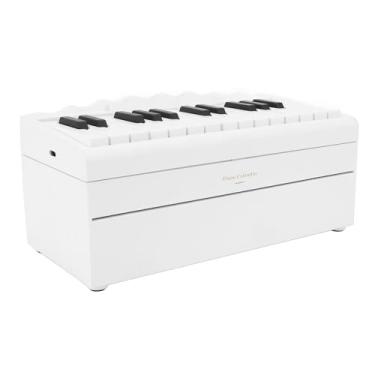 Imagem de Calendário de Piano Tocável, Exclusivo 25 Key Music Desk Calendar 2025 Com Bateria de íons de Lítio 1000mAh, Calendário Portátil de Mesa de Mesa de Piano Swift Swift Com 52
