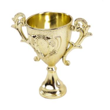 Imagem de Mini trofeu, taça, decoração, lembrança, futebol, jogos 50 unidades - 