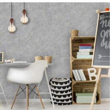 Imagem de Papel de Parede Vinil Autocolante Cimento Queimado 300 - Inove Papéis 