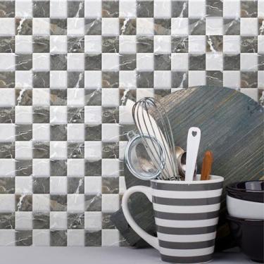 Imagem de Papel de Parede Vinil Autocolante Mármore Madrepérola 250 - Inove Papé