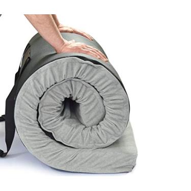 Imagem de Better Habitat CertiPUR-US colchão de espuma com memória pronta para dormir e acampamento. Twin, Single, Kids. 100% espuma de memória. Enrole, almofada portátil para dormir, capa à prova d'água, bolsa de viagem., Gêmeo