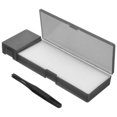Imagem de TEHAUX Water Decals Sticker Box, Model Decals Moisturizing Box, Portable Rectangle Operated Box with Decal Tweezers and Sponge, Model Craft Hobby Tools