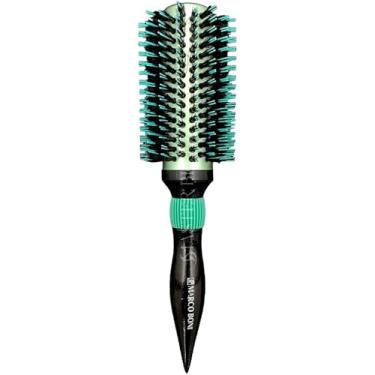 Imagem de Escova Profissional Thermal Metallic Modelo Class 65mm Verde – Cerdas Resistentes ao Calor, Ideal para Alisamento, Modelagem, Volume e Finalização com Brilho e Controle de Frizz