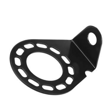 Imagem de Montar Com Segurança o Estilo Europeu 7 13 Pinos Soquete de Reboque, Suporte de Montagem Preta Metal, Com Vários Orifícios Parafuso para Facilitar a Instalação