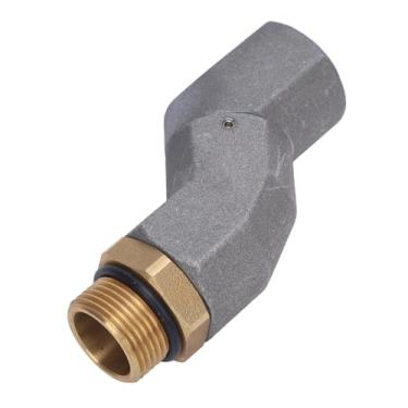Imagem de Bocal de Mangueira de Combustível Giragem, Mangueira Combustível Bolteira Multifuncional 360 ° Metal Giratório Use o Bico (3/4 de polegada)