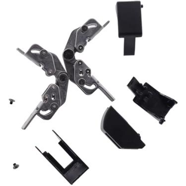 Imagem de Deal4GＯ Dobradiça De Suporte Traseiro Deal4Go Com Parafusos Cobertura Plástico Para Substituição Nintendo Switch Oled - Preto