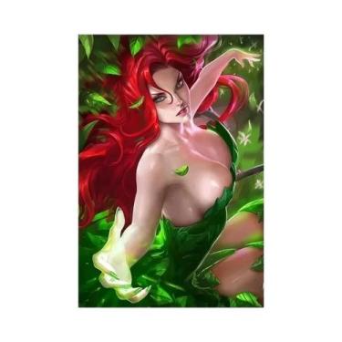 Imagem de Sexy Anime Girl Fitness Nádegas Impressão Em Tela Arte Poster Para Sal