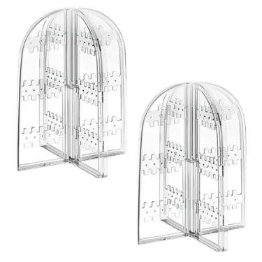 Imagem de Kit 2 Peças Organizador De Bijuteria Expositor 360º Colar Brinco Porta Joias