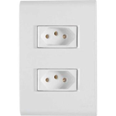 Imagem de Conjunto 2 Tomadas 2p+t - 20a - Liz Branca - Tramontina