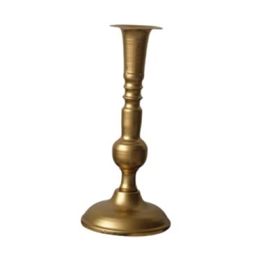 Imagem de Esquirla Castiçal de ferro para mesa, decoração de casamento, enfeite de mesa vintage, suporte de velas para casamento, hotel, fazenda, M