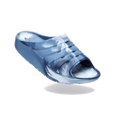 Imagem de Oka Tênis unissex sustentável, leve, feito nos EUA, Mármore azul Kona, 9 Women/7 Men